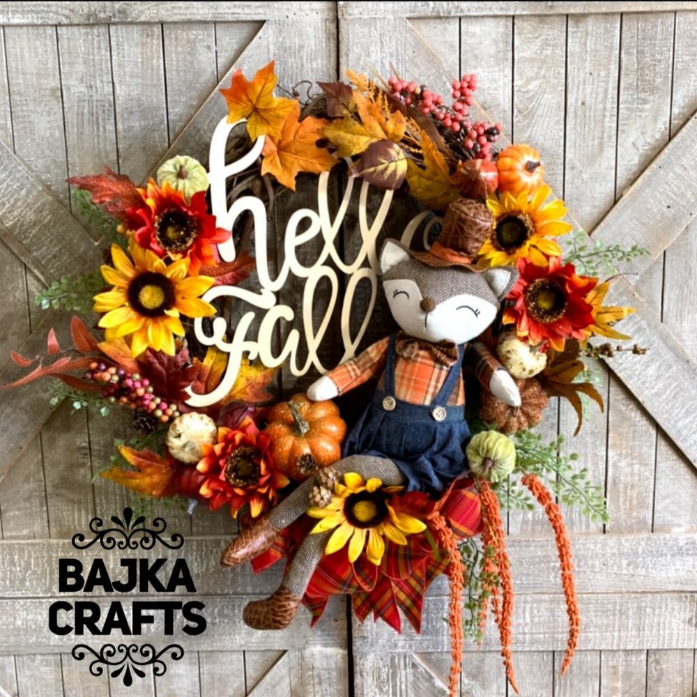 Handmade Fall Wreath.